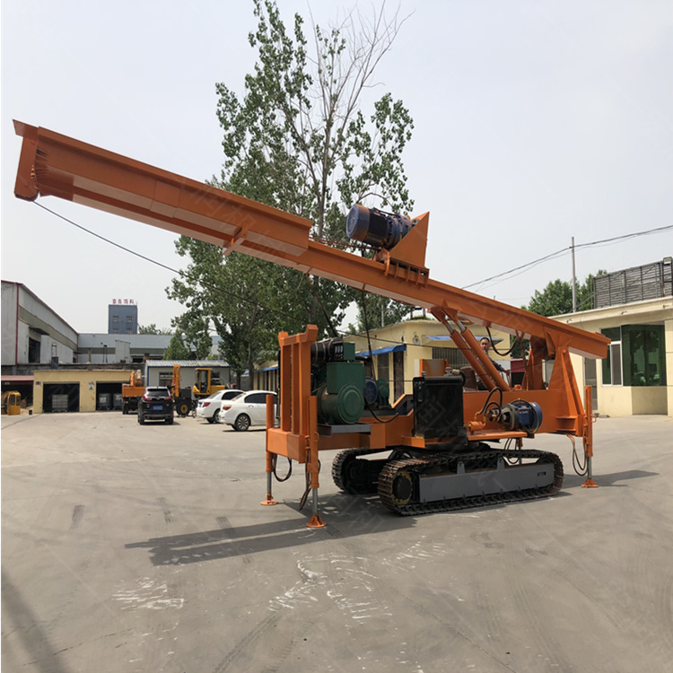  新款履带光伏打桩机 房屋地基螺旋打桩机 公路地基打桩机